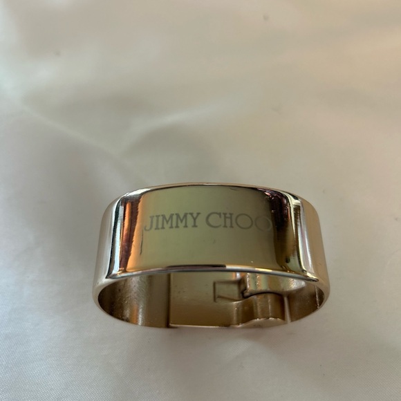 Jimmy Choo Gold Jewelry Cuff Bracelet - Picture 3 of 8